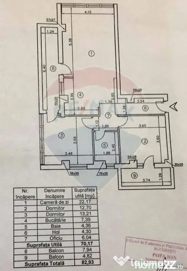 3 camere + birou 80mp | Oituz - Colentina - Andronache | ...