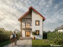 Casă la gri + Garaj - Teren 1.700 mp Fagaras, pe strada Oltului