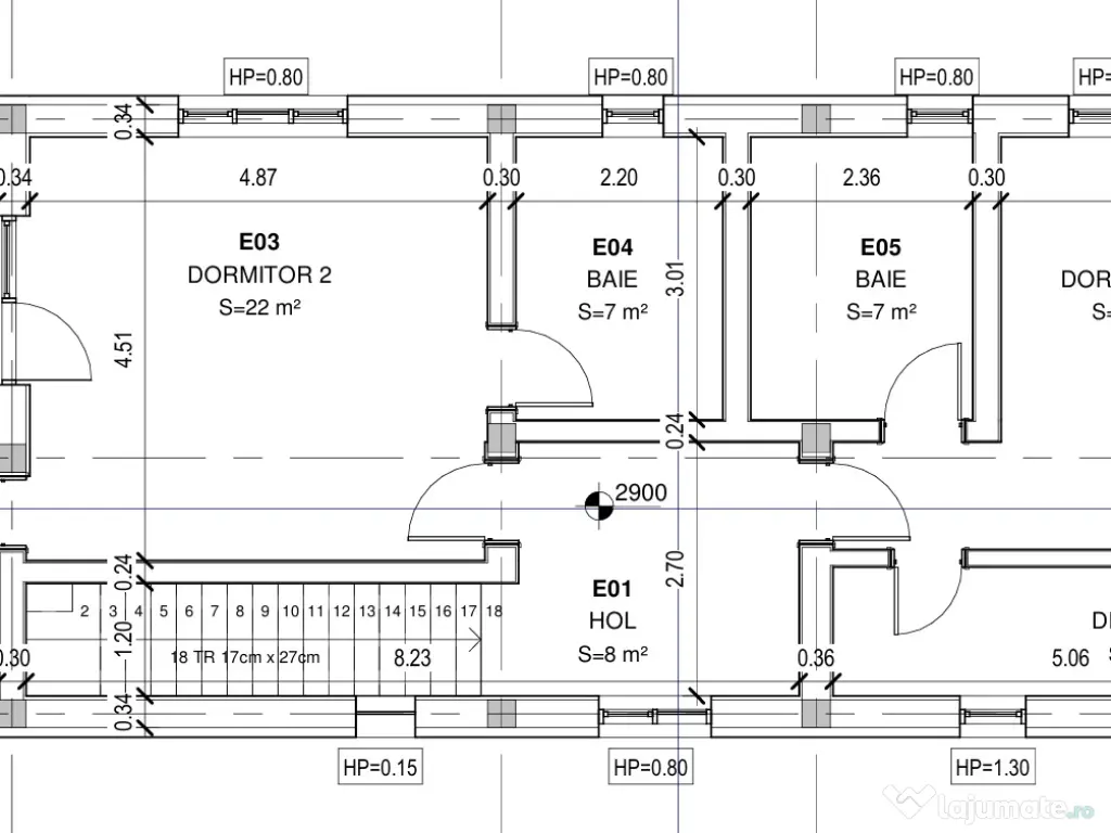 Casă la gri + Garaj - Teren 1.700 mp Fagaras, pe strada Oltului