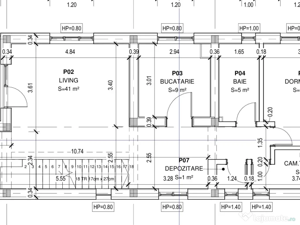 Casă la gri + Garaj - Teren 1.700 mp Fagaras, pe strada Oltului