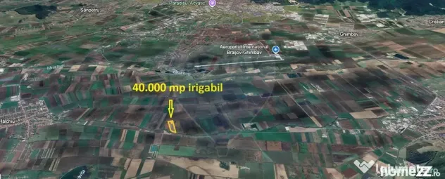 Teren 4 ha pretabil pentru irigații Codlea / DJ 112A