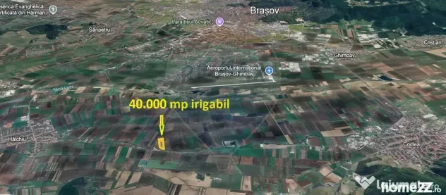 Teren 4 ha pretabil pentru irigații Codlea / DJ 112A