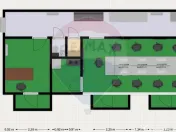 Spațiu birouri modern, 2 camere, ideal cursuri/training,... 