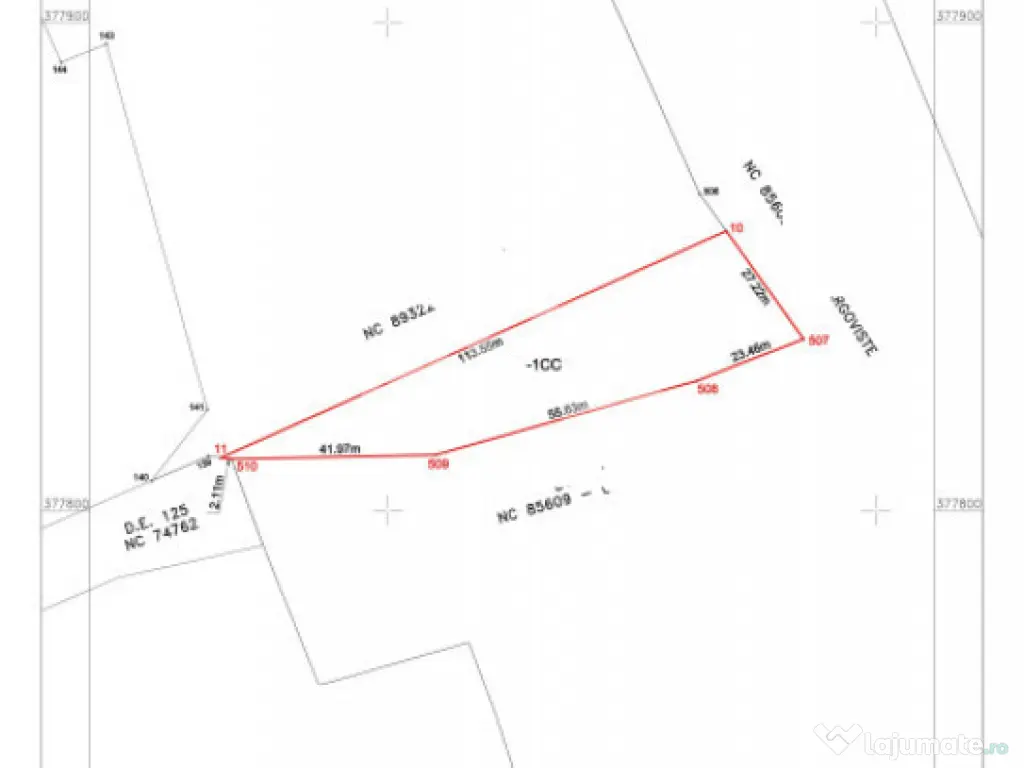 Teren intravilan 46.500 mp – Șos. Găești, ideal logisti