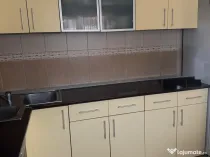 Mobila bucatarie impecabila ciocolata/wenge cu vanilie