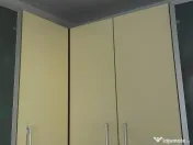 Mobila bucatarie impecabila ciocolata/wenge cu vanilie