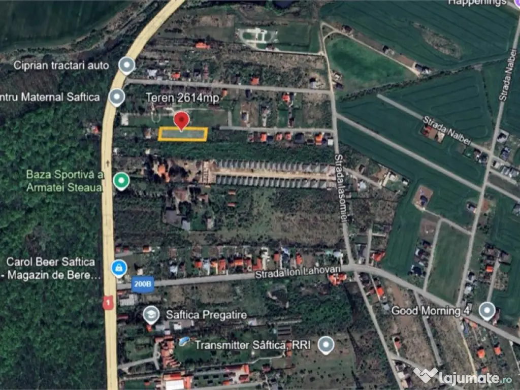 Teren intravilan Balotesti - Saftica 662mp
