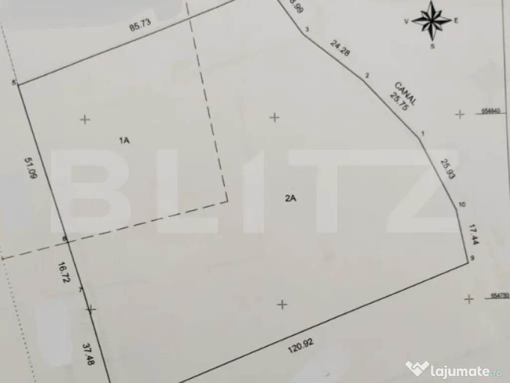 Teren intravilan in localitatea Bobota in suprafata de 11500