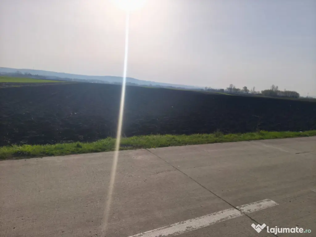 Teren extravilan, 9300mp, 55ml deschidere la drum, Satu Mare