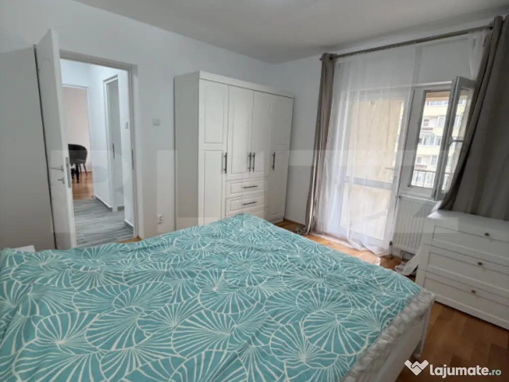 Apartament cu 2 camere, decomandat, modern, zonă centrală,