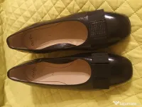 Pantofi negri toc mic 