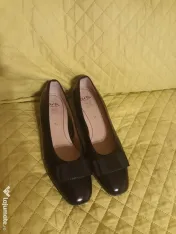 Pantofi negri toc mic 