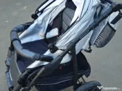 Vand căruț Krausman 3 in 1 Trend Pro Silver 