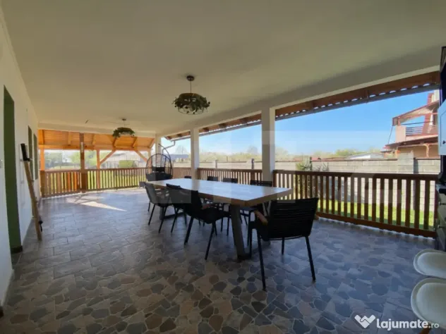 Casa individuala 4 camere 120mp+60mp terasa 1200mp teren Buc