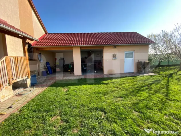 Casa individuala 4 camere 120mp+60mp terasa 1200mp teren Buc