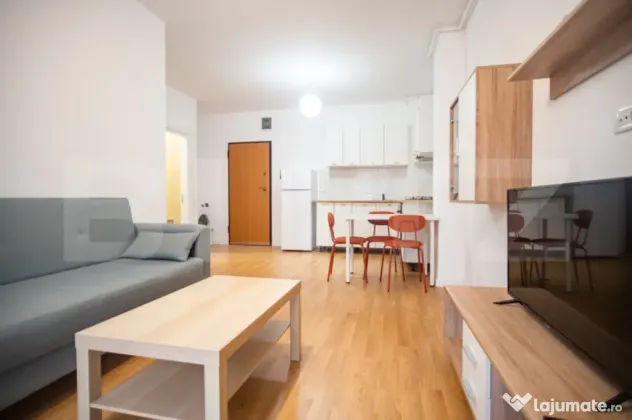 Apartament 2 camere, 40 mp, bloc nou, mobilat și utilat, zo