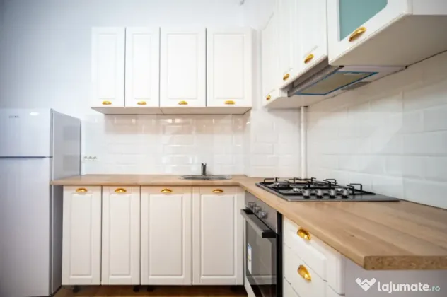 Apartament 2 camere, 40 mp, bloc nou, mobilat și utilat, zo