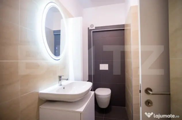 Apartament 2 camere, 40 mp, bloc nou, mobilat și utilat, zo