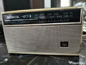 radio portabil rusesc Sokol 403 cu husa 
