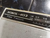 radio portabil rusesc Sokol 403 cu husa 