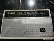 radio portabil rusesc Sokol 403 cu husa 
