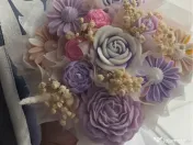 Aranjament floral din ceară parfumată! 