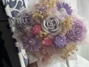 Aranjament floral din ceară parfumată! 