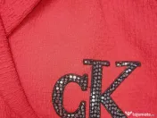 Trening Compleu Fata 8 ani 128 cm CK Set Nou Bumbac 100% Roșu Strasuri Top Crop 