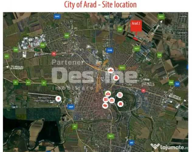Teren comercial premium 29.000 mp I Arad I 1 km de centrul o