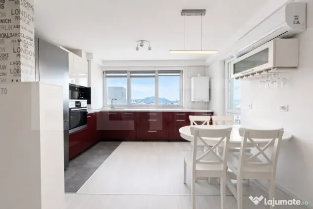 Apartament 3 camere, cu dressing, terasă și 3 parcări, zo