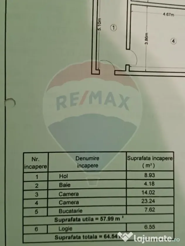Apartament cu 2 camere deosebit in Drumul Taberei
