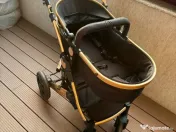 Carucior 3 in 1 BabyDary Negru 