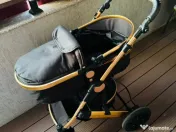 Carucior 3 in 1 BabyDary Negru 