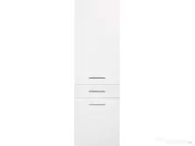 Dulap Baie cu cos de rufe Adore Diamond, Alb Lucios, 52 x 187 x 38 cm 