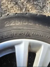 Roti iarna BMW 225 55 R16 5x120 Run Flat si Senzori Presiune 