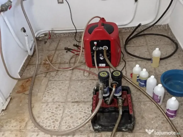 Curatare chimica profesionala centrale, calorifere, instalatii incalzire in pardoseala