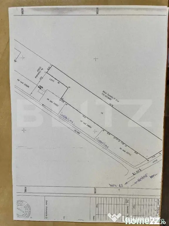 Teren 5.465 mp cu deschidere 36 ml la DJ101D – ideal inves - Barcanesti (Prahova)