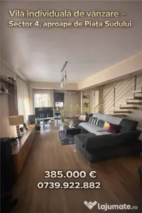 Metrou Piata Sudului Vila Individuala 170 mp 