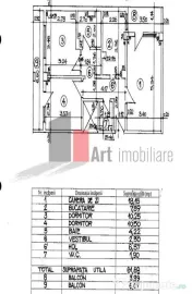 Apartament cu trei camere de vanzare-Crangasi-loc de parcare 