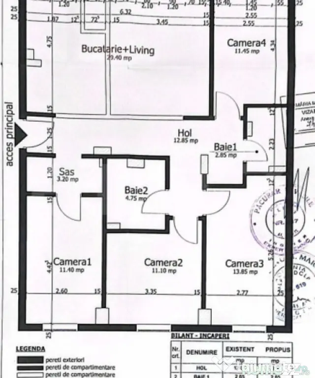 Apartament 5 camere, 100 mp, parter, pivniță 100 mp, zona - Cluj-Napoca (Cluj)