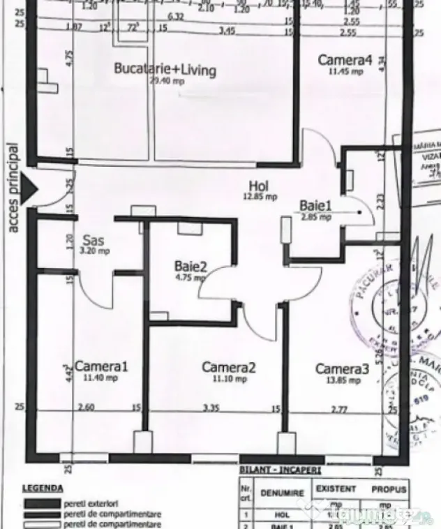 Apartament 5 camere, 100 mp, parter, pivniță 100 mp, zona - Cluj-Napoca (Cluj)