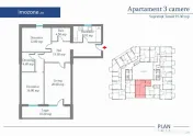 Militari-3 Camere, 91.3mp, 2 bai, bucatarie inchisa, Bloc... 