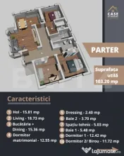Casa individuala pe un singur nivel, zona Orizont 
