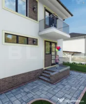 Casă cu 3 dormitoare, teren 500 mp, ideală pentru familie 