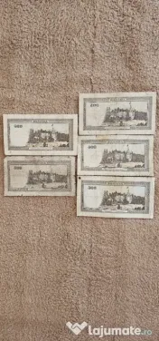 5 Bancnote 500 lei puse in circulatie in perioada 1940,1941,1943 