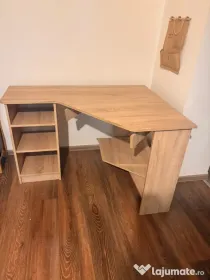 Birou pe colt sau L SU14, 90x120x75cm