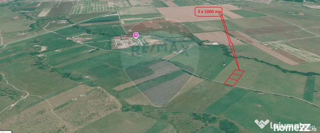 Teren 3000mp de vânzare în Râșnov / Pănicel