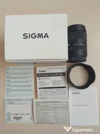 Sigma 18-50mm f2.8 montura FUJI (Ca NOU!! doar 329 cadre) 