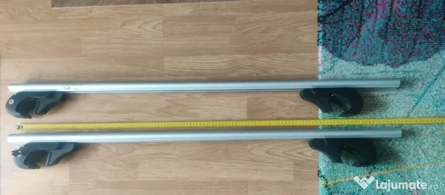 Set bare portbagaj aluminiu cu incuietoare si 2 chiei 115 cm