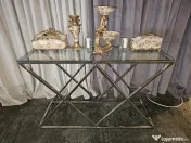 masa din inox si sticla 